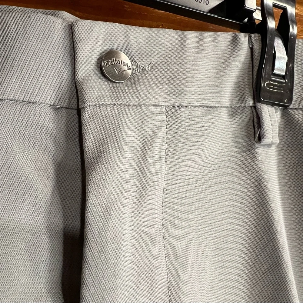 Callaway Men's Light‎ Gray Flat Front Shorts